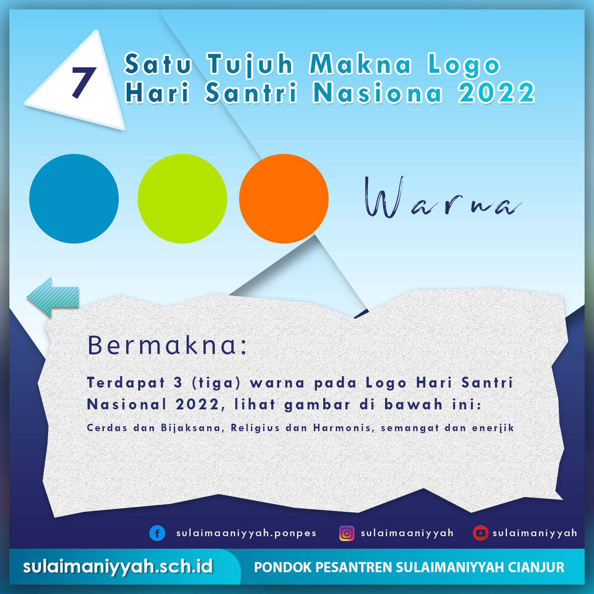 7 Makna Makna Filosofis Logo Hari Santri Nasional 2022